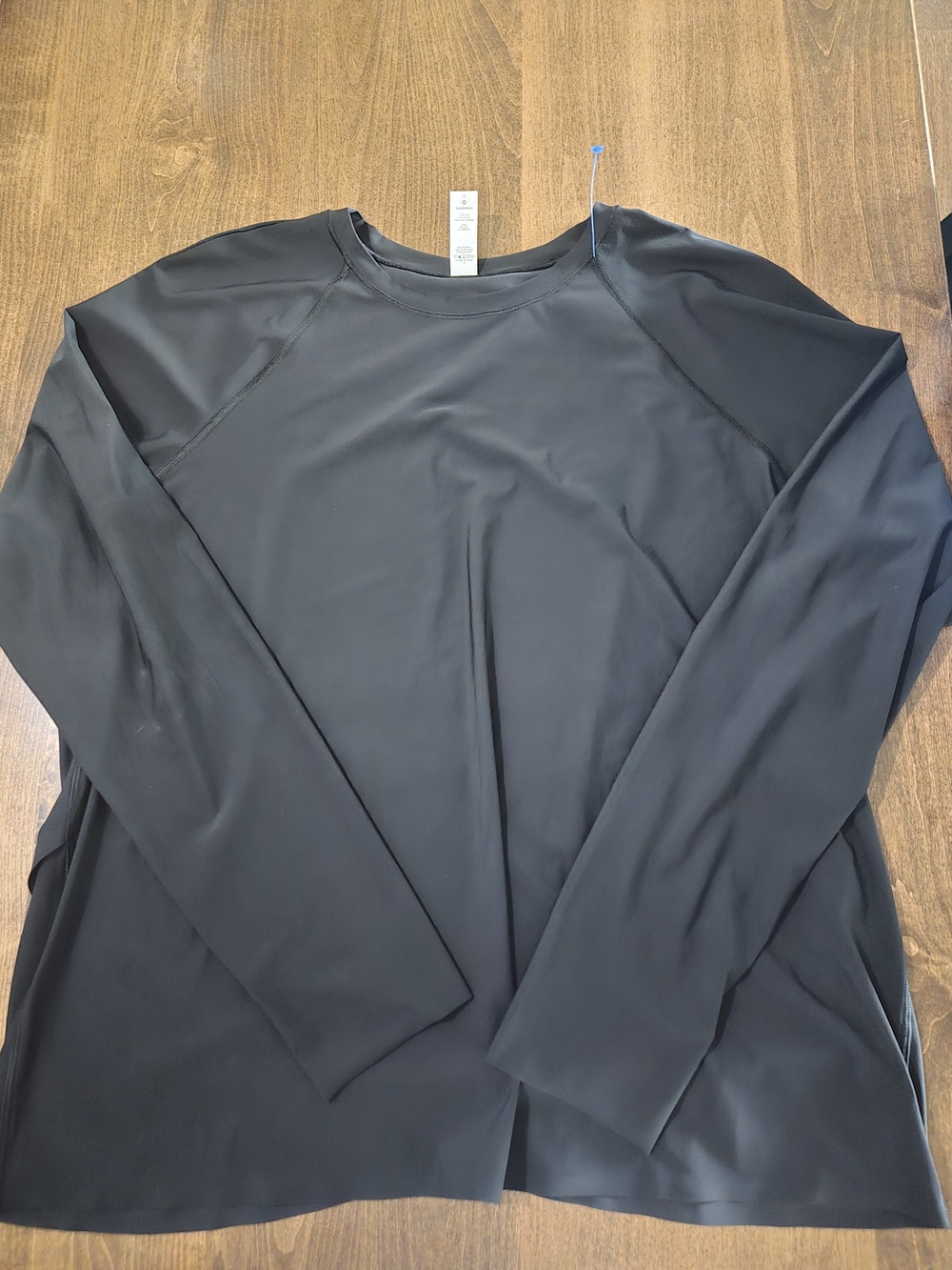 lululemon athletica Black Long Sleeve  Lightweight Athletic Top